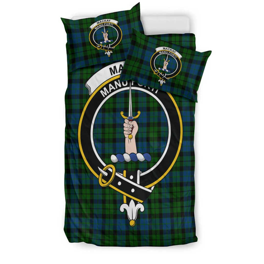 MacKay Modern Tartan Crest Bedding Set