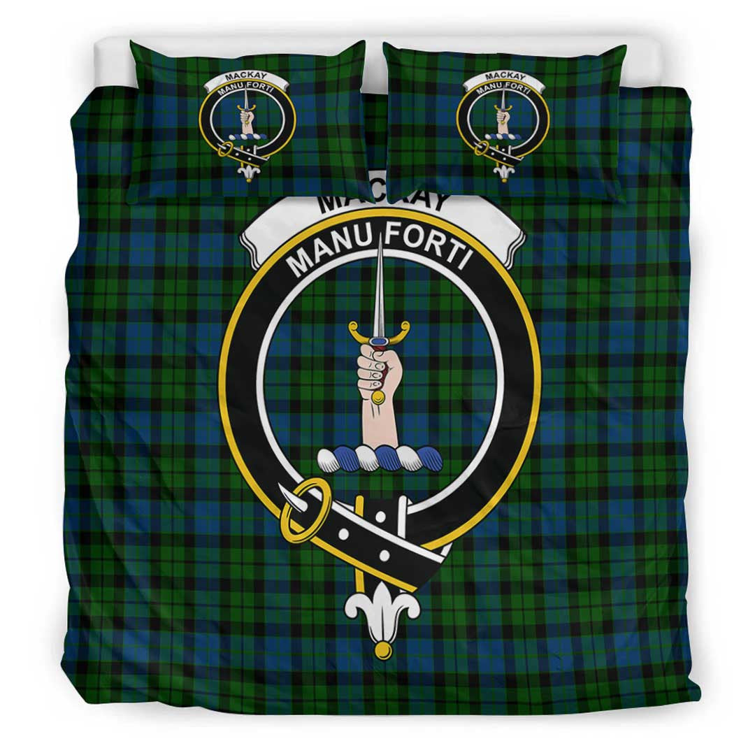 MacKay Modern Tartan Crest Bedding Set