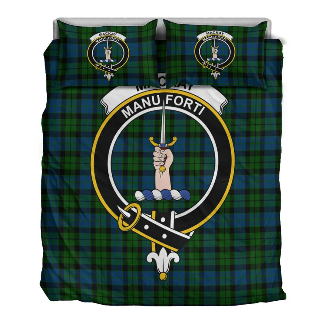 MacKay Modern Tartan Crest Bedding Set