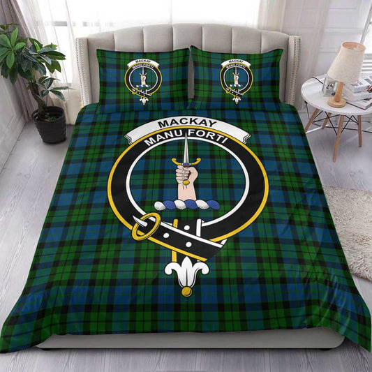 MacKay Modern Tartan Crest Bedding Set