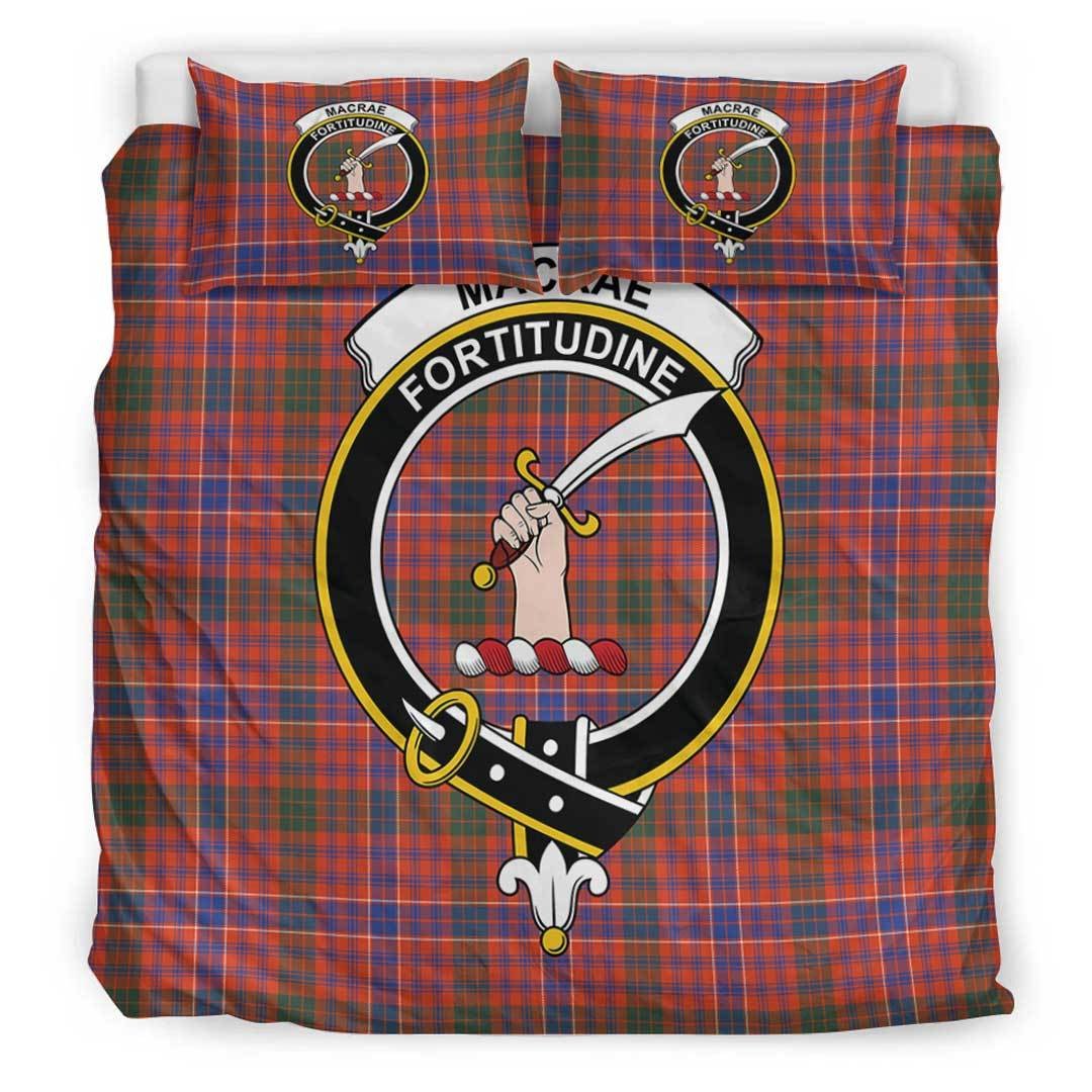 MacRae Ancient Tartan Crest Bedding Set