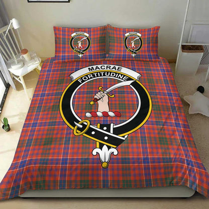 MacRae Ancient Tartan Crest Bedding Set