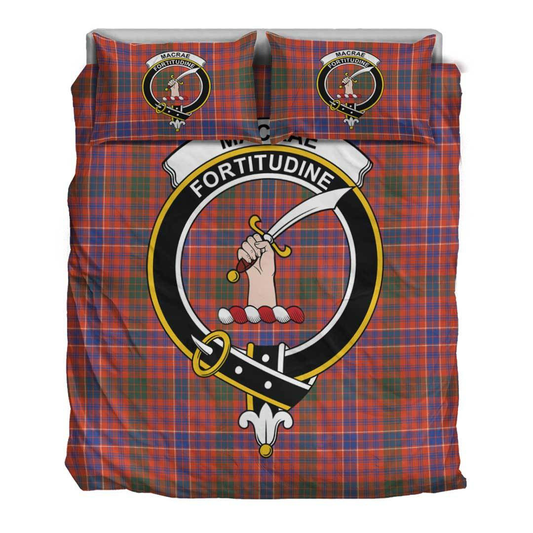 MacRae Ancient Tartan Crest Bedding Set