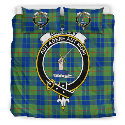 Barclay Hunting Ancient Tartan Crest Bedding Set