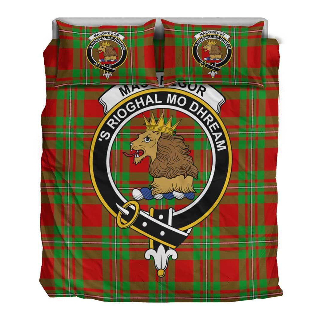 MacGregor Modern Tartan Crest Bedding Set