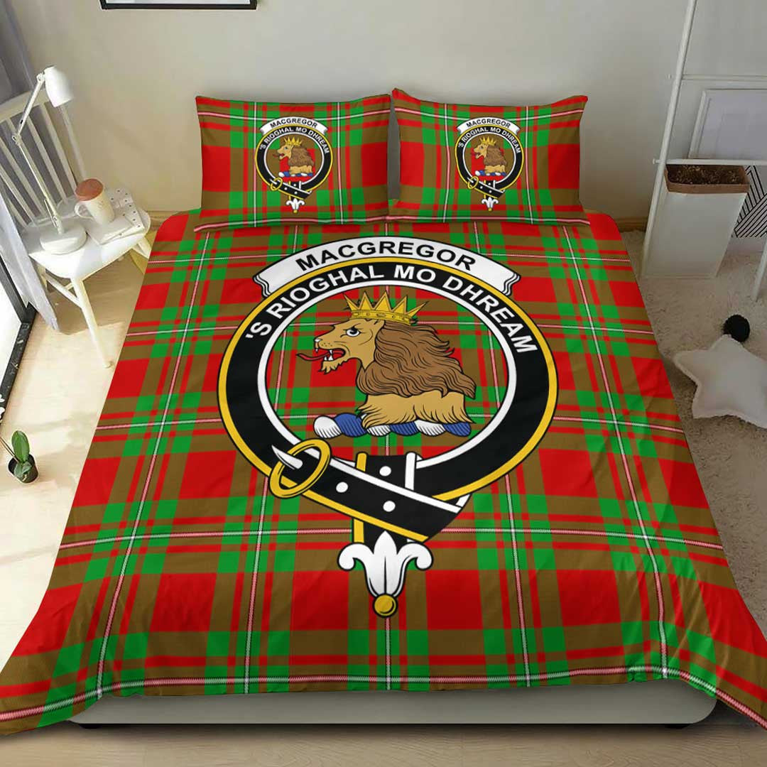 MacGregor Modern Tartan Crest Bedding Set