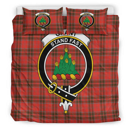 Grant Weathered Tartan Crest Bedding Set