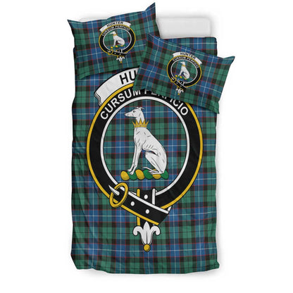 Hunter Ancient Tartan Crest Bedding Set