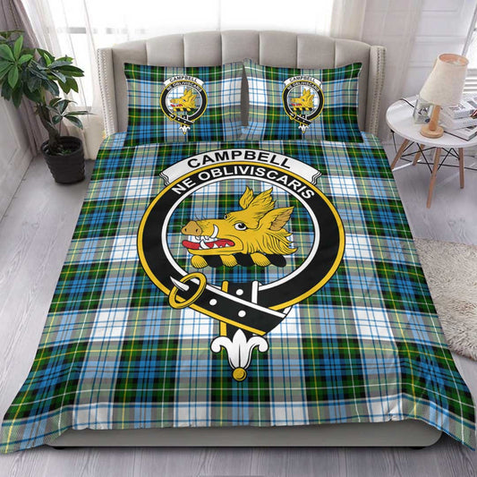 Campbell Dress Ancient Tartan Crest Bedding Set