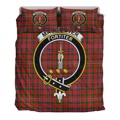 MacAlister Modern Tartan Crest Bedding Set