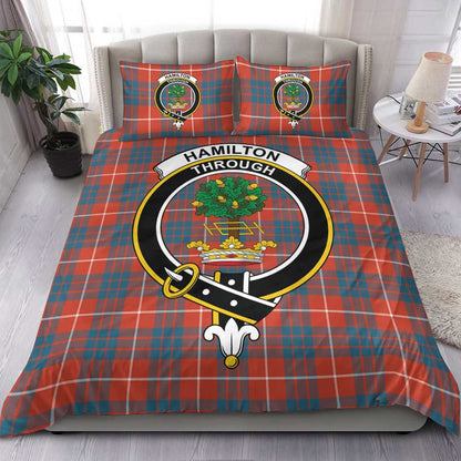 Hamilton Ancient Tartan Crest Bedding Set