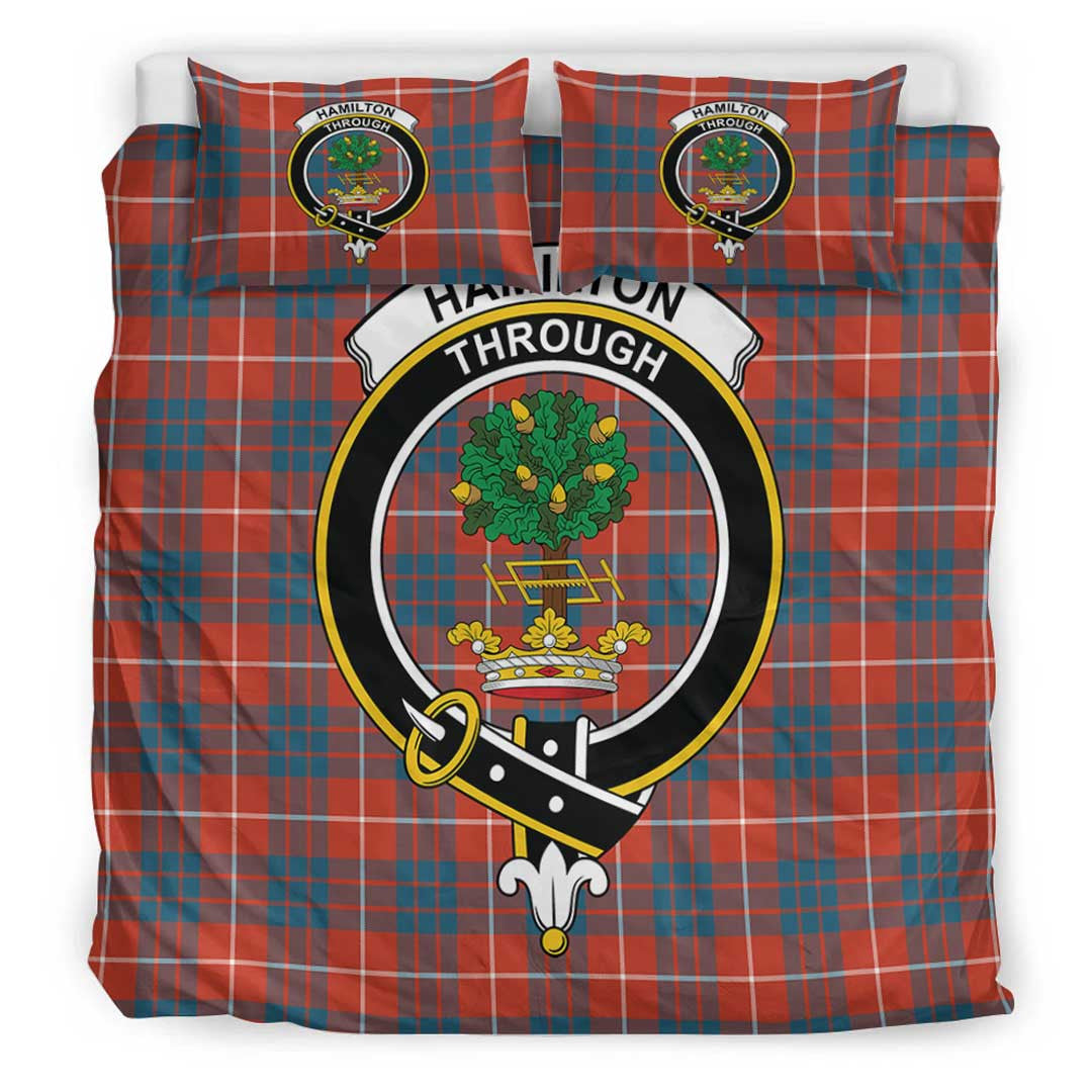 Hamilton Ancient Tartan Crest Bedding Set