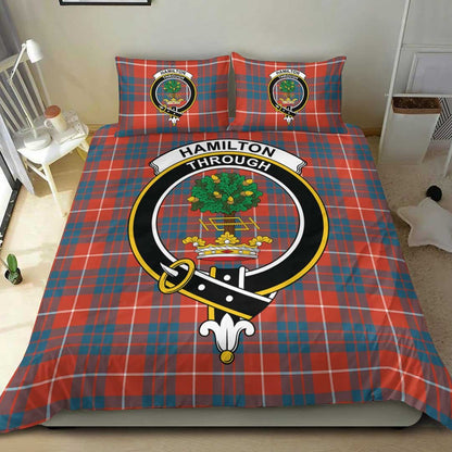 Hamilton Ancient Tartan Crest Bedding Set