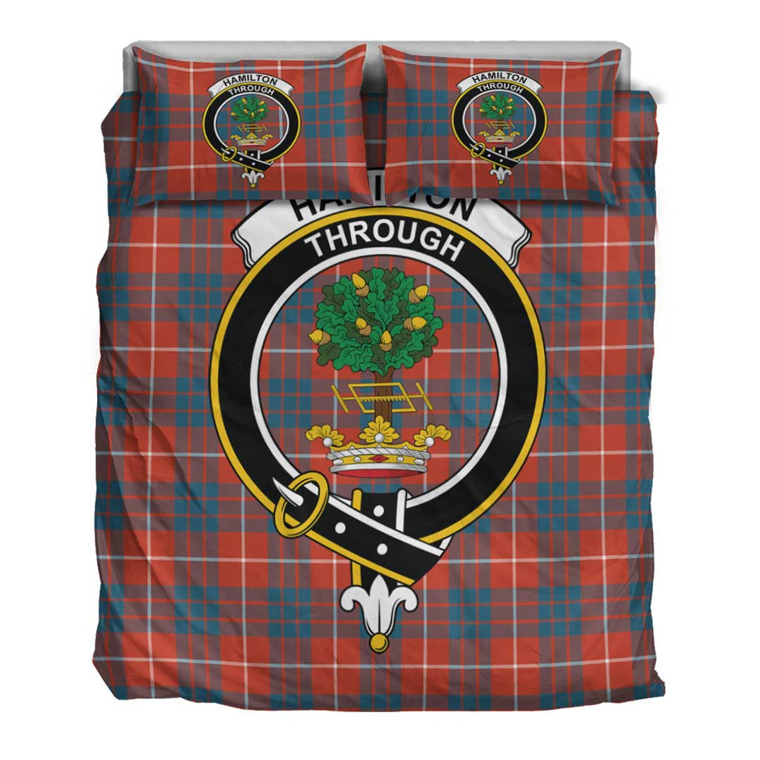 Hamilton Ancient Tartan Crest Bedding Set