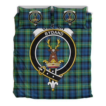 Gordon Ancient Tartan Crest Bedding Set