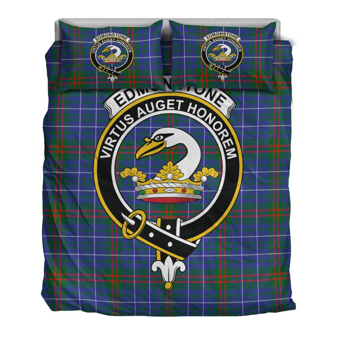 Edmonstone Tartan Crest Bedding Set