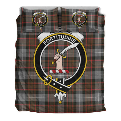 MacRae Hunting Weathered Tartan Crest Bedding Set