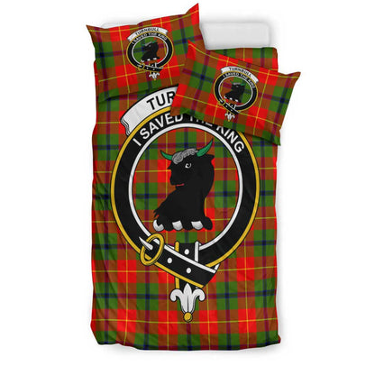 Turnbull Dress Tartan Crest Bedding Set