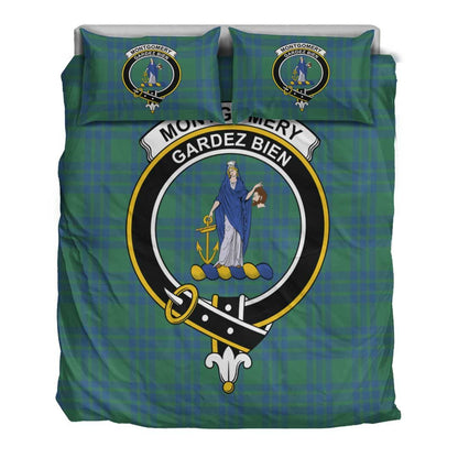 Montgomery Ancient Tartan Crest Bedding Set