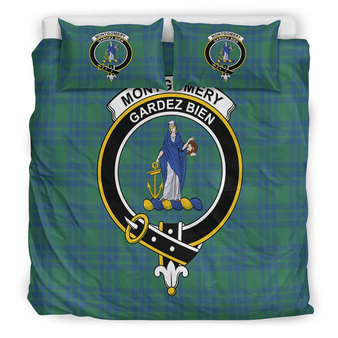 Montgomery Ancient Tartan Crest Bedding Set