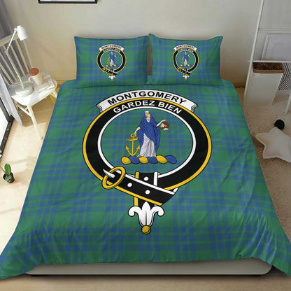 Montgomery Ancient Tartan Crest Bedding Set