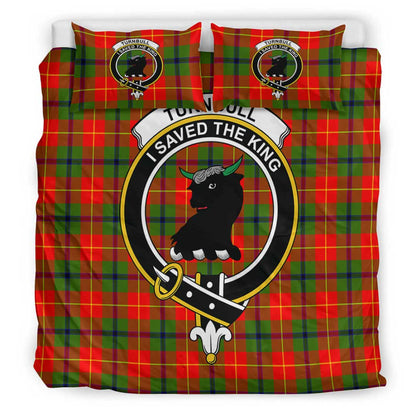 Turnbull Dress Tartan Crest Bedding Set