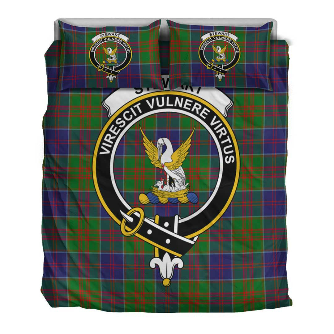 Stewart of Appin Hunting Modern Tartan Crest Bedding Set