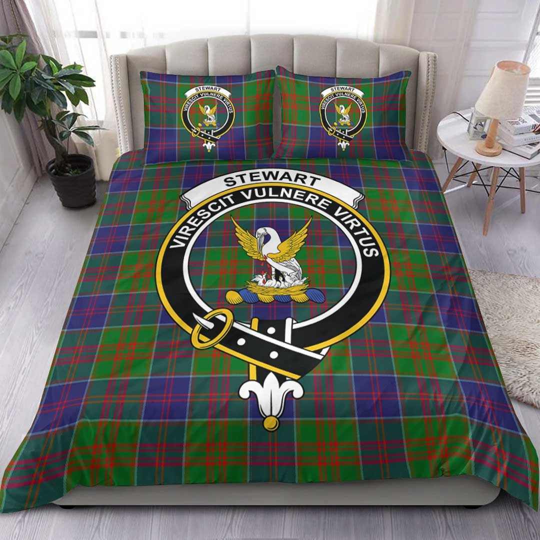 Stewart of Appin Hunting Modern Tartan Crest Bedding Set