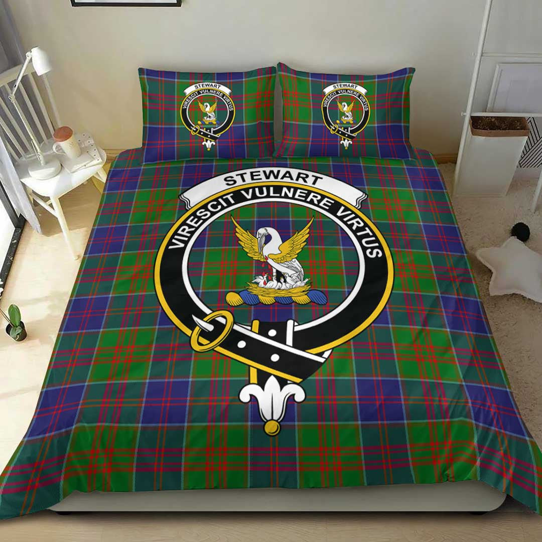 Stewart of Appin Hunting Modern Tartan Crest Bedding Set