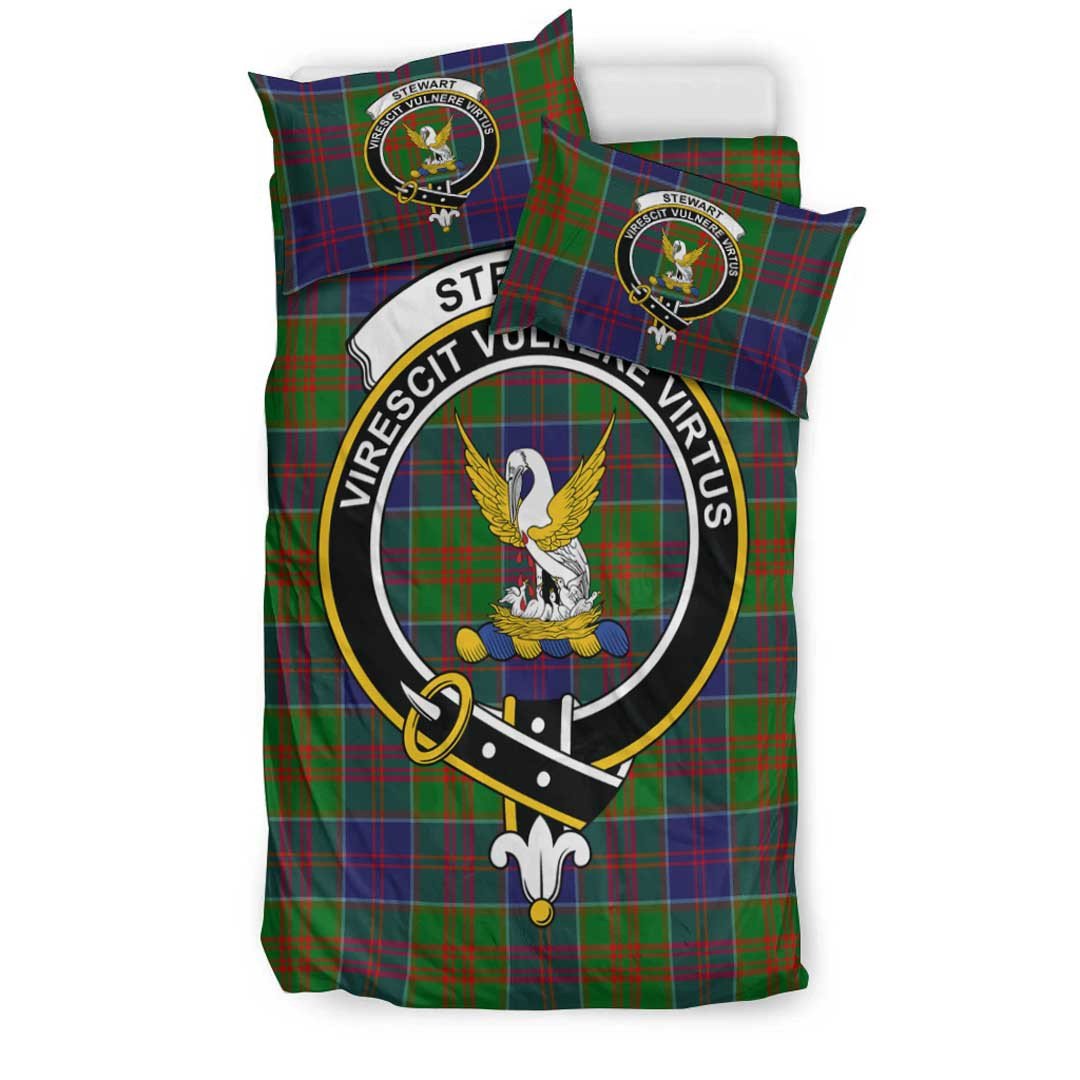 Stewart of Appin Hunting Modern Tartan Crest Bedding Set