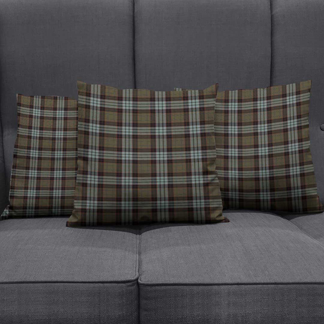 Stewart Old Weathered Tartan Plaid Pillow Cover