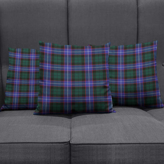 Hunter Modern Tartan Plaid Pillow Cover