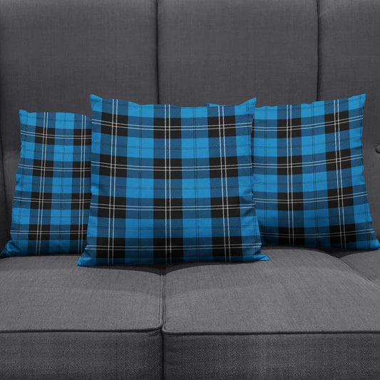 Ramsay Blue Ancient Tartan Plaid Pillow Cover