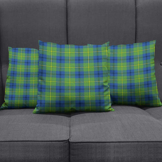 Johnston Ancient Tartan Plaid Pillow Cover