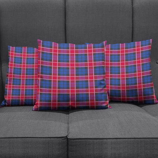 Graham Of Menteith Red Tartan Plaid Pillow Cover