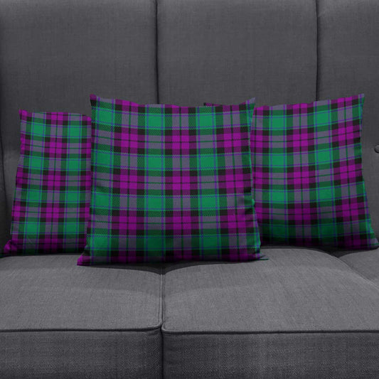 Macarthur ��������������������������� Milton Tartan Plaid Pillow Cover