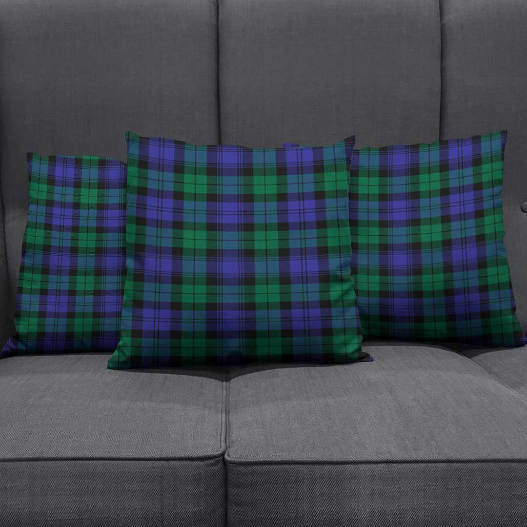 Blackwatch Modern Tartan Plaid Pillow Cover