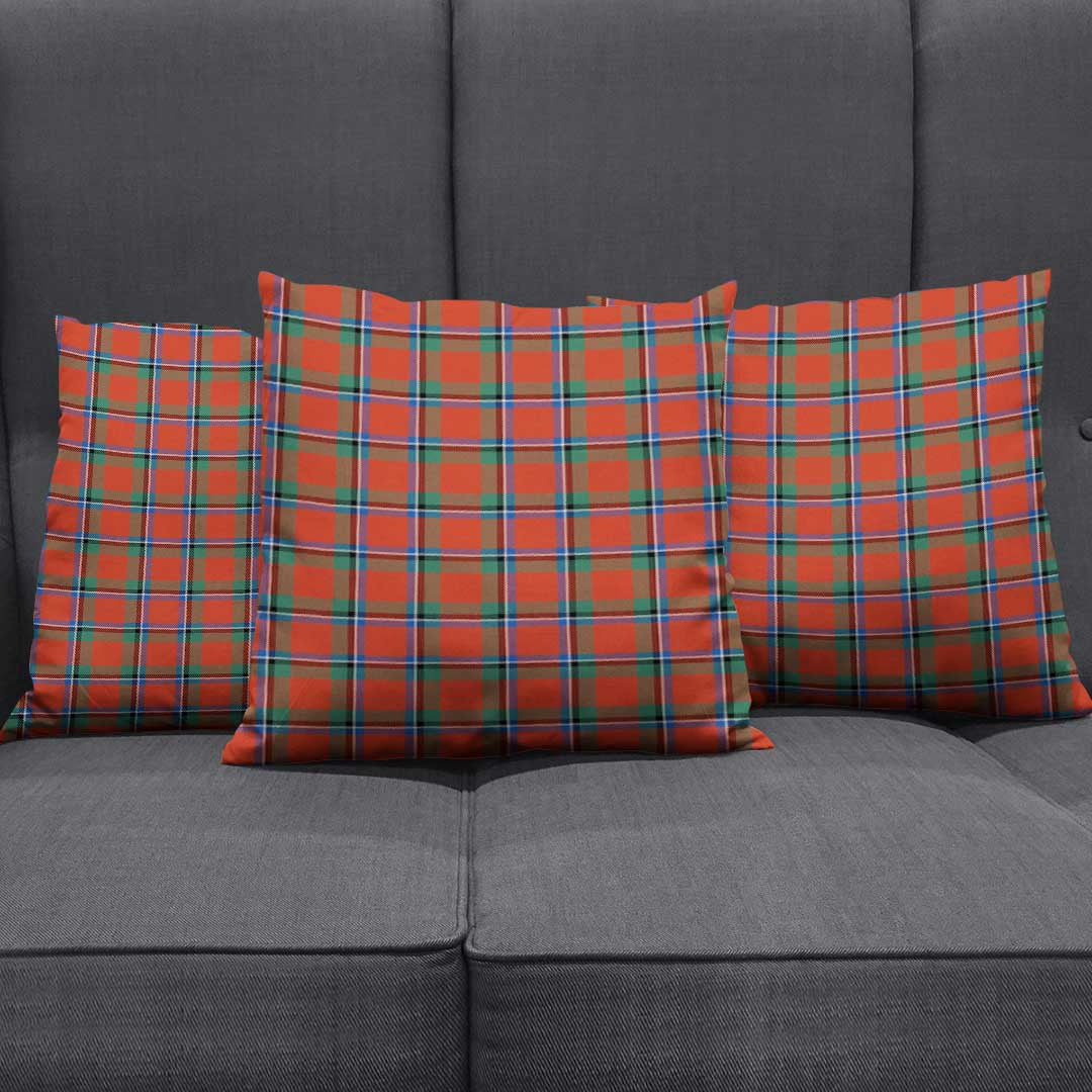 Sinclair Ancient Tartan Plaid Pillow Cover