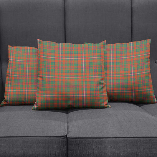 Mackinnon Ancient Tartan Plaid Pillow Cover