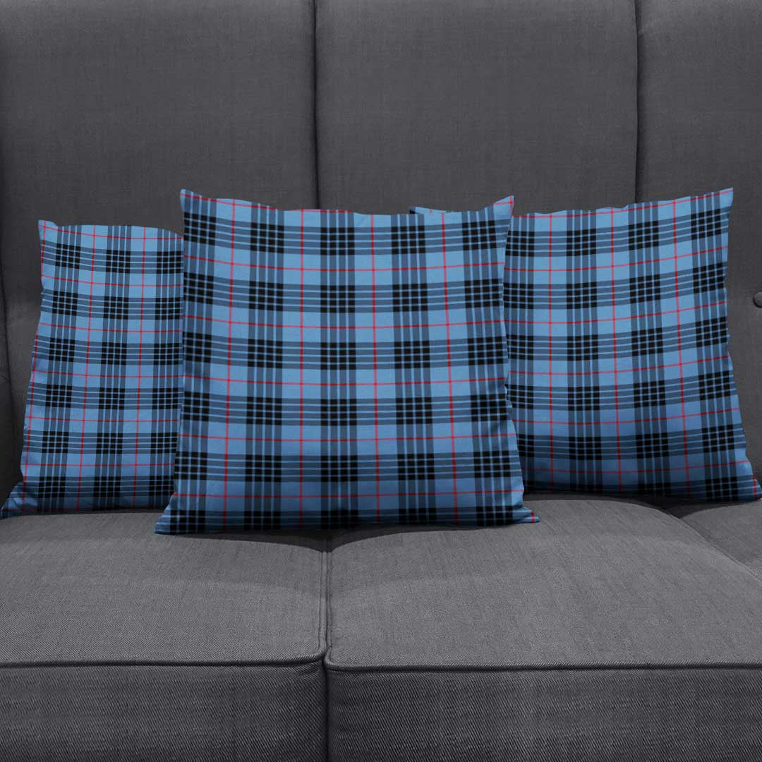 Mackay Blue Tartan Plaid Pillow Cover