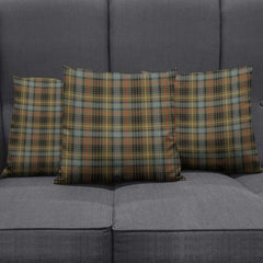 Stewart Hunting Weathered Tartan Plaid Pillow Cover