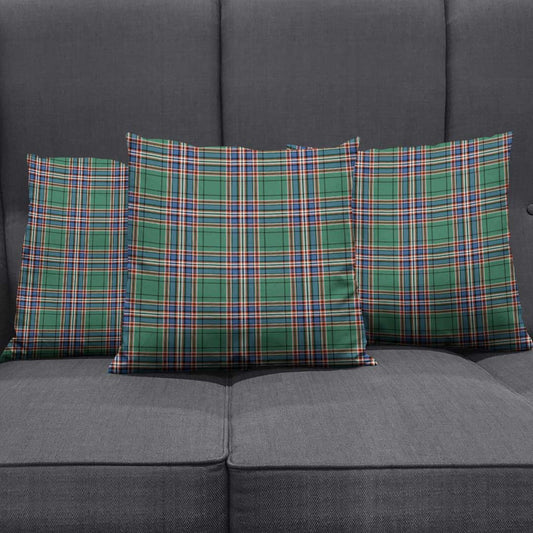 Macfarlane Hunting Ancient Tartan Plaid Pillow Cover