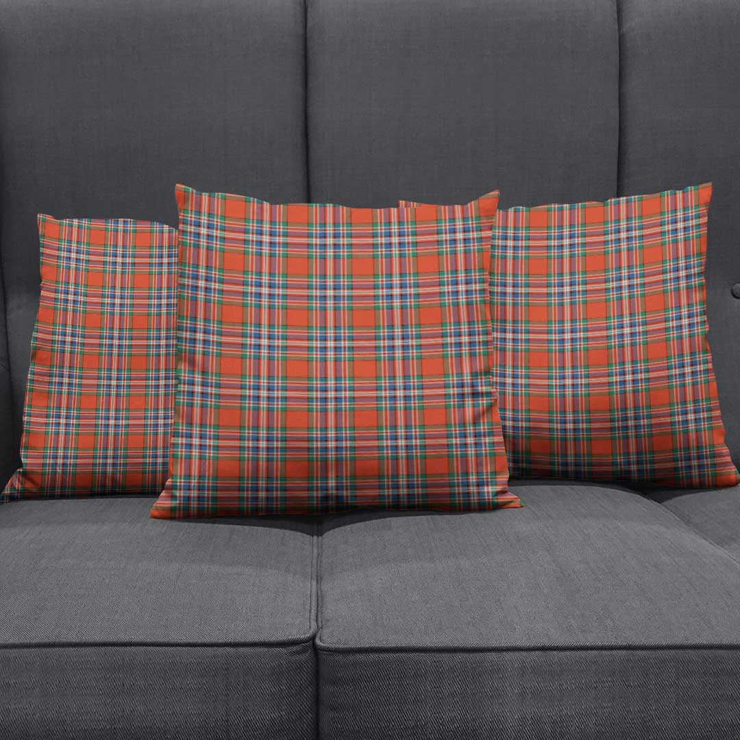 Macfarlane Ancient Tartan Plaid Pillow Cover