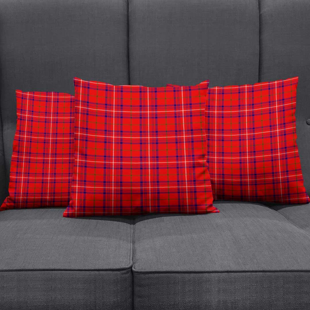 Rose Modern Tartan Plaid Pillow Cover