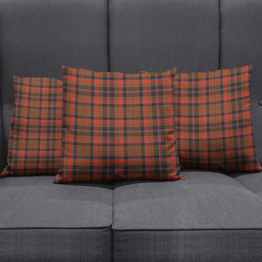 Cumming Hunting Weathered Tartan Plaid Pillow Cover