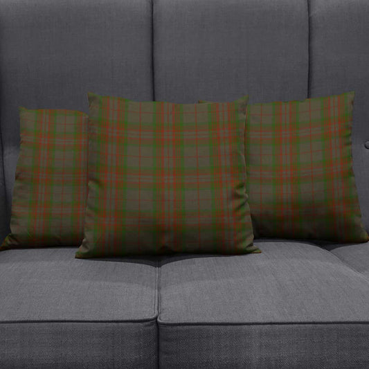 Gray Hunting Tartan Plaid Pillow Cover