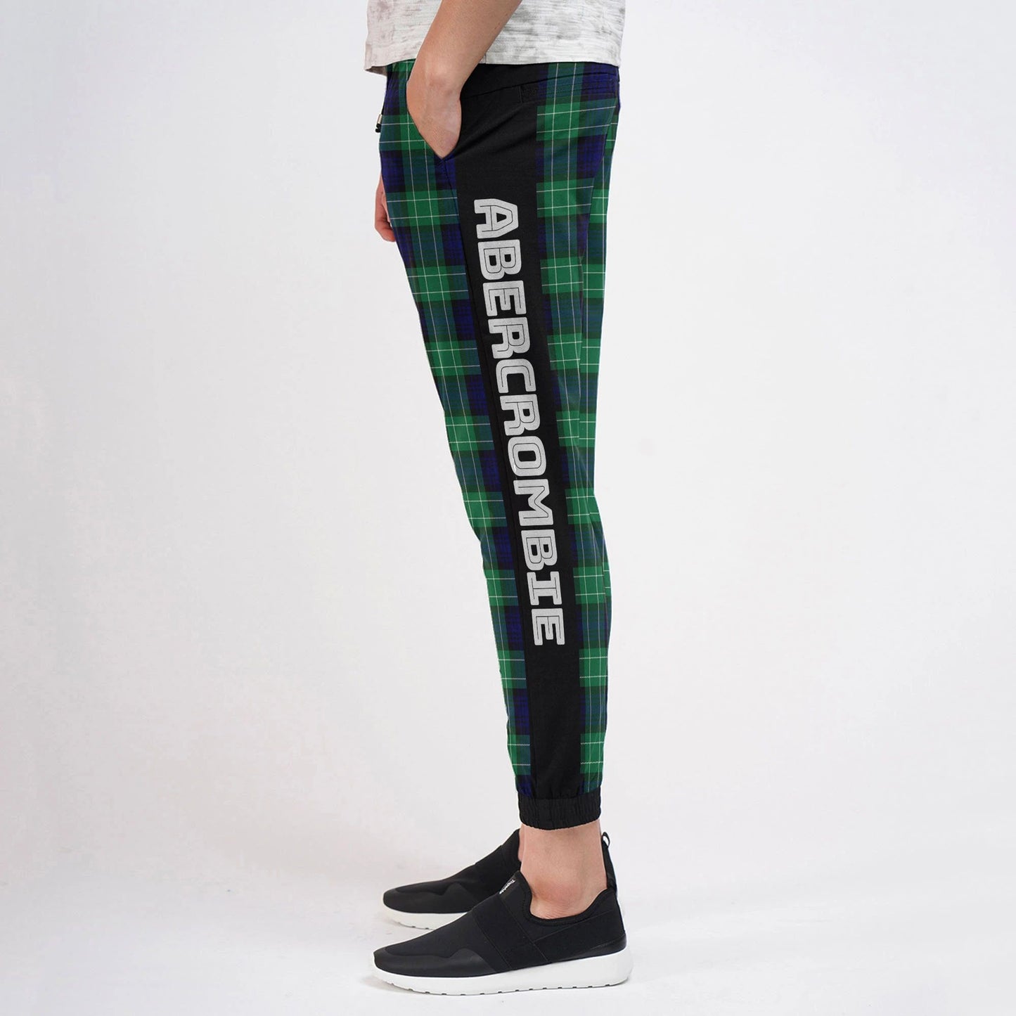 Abercrombie Tartan Sweatpants All Over Print Style