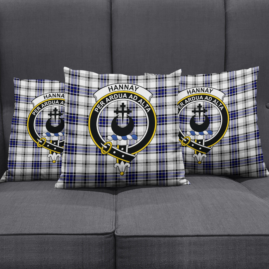 Hannay Modern Tartan Crest Pillow Cover