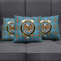 Agnew Ancient Tartan Crest Pillow Cover