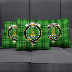 Galloway District Tartan Crest Pillow Cover